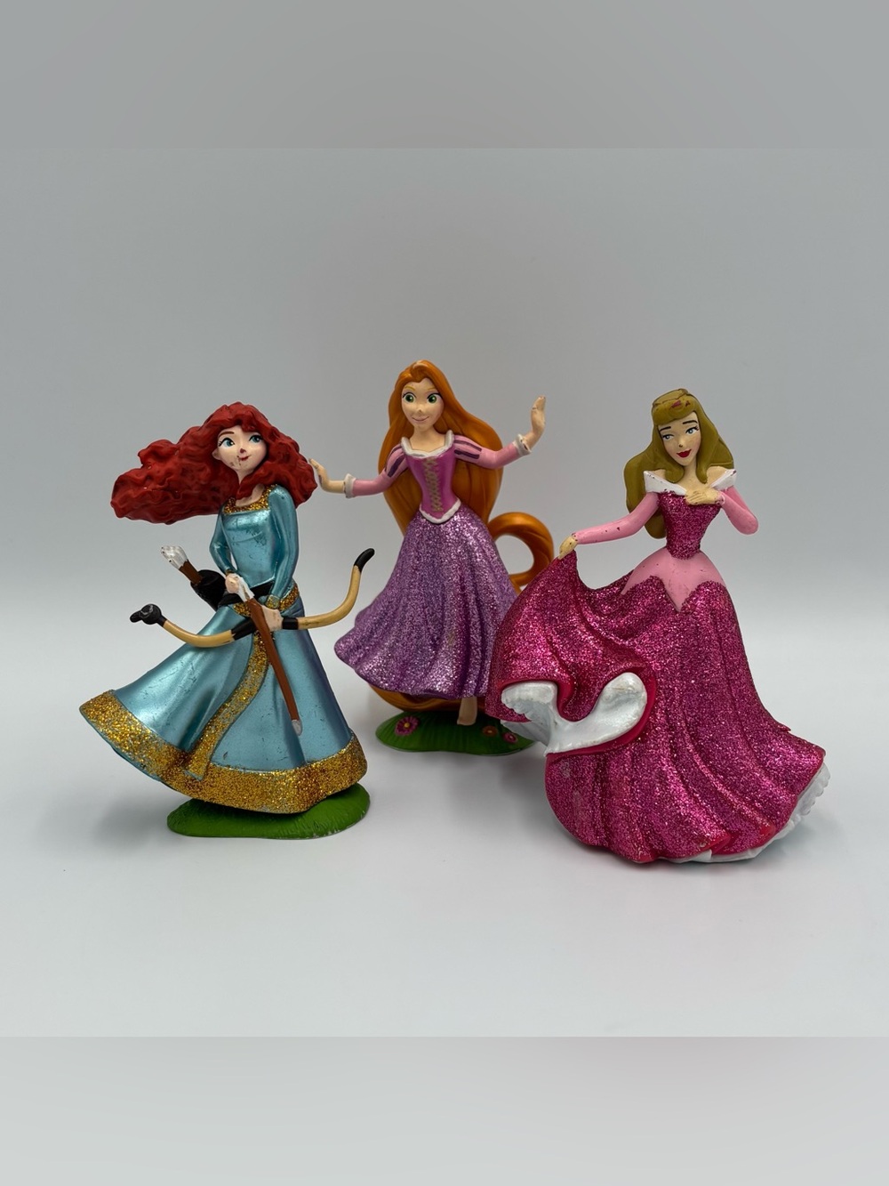 Disney Princess Toy Lot- Merida Aurora Rapunzel Brave Tangled Sleeping Beauty